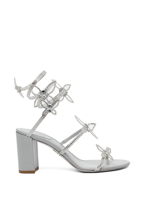 René Caovilla 80mm crystal-embellished sandals - Grey