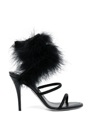 René Caovilla 100mm Juniper sandals - Black