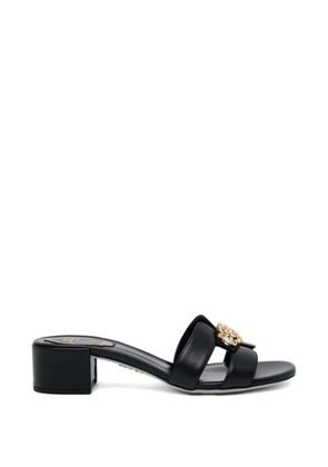 René Caovilla crystal-embellished sandals - Black