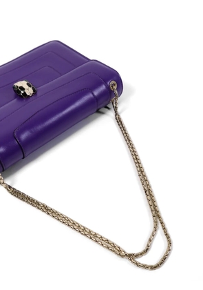 Bvlgari Pre-Owned medium Serpenti Forever chain-strap calfskin shoulder bag - Purple