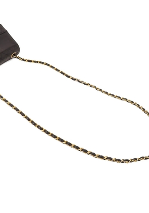 CHANEL Pre-Owned Trapezoid CC turn-lock chain shoulder bag - Black