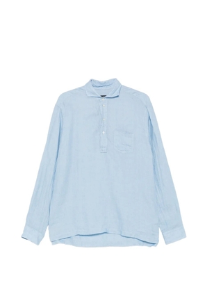 Brian Dales half-button chest-pocket shirt - Blue