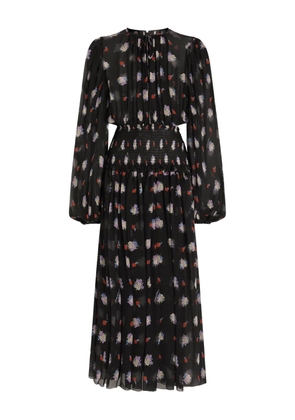 Dolce & Gabbana floral midi dress - Black