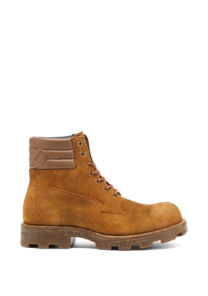 Diesel D-Hammer lace-up ankle boots - Brown
