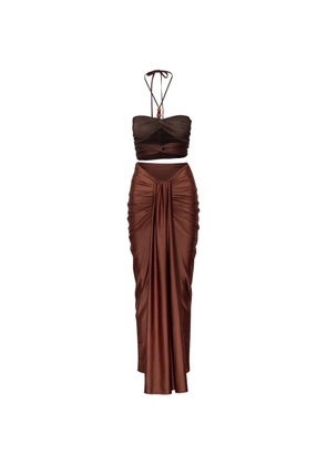 Baobab Dawn cut-out dress - Brown