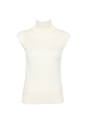 Sportmax sleeveless turtleneck sweater - Neutrals