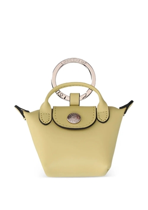 Longchamp Le Pliage Xtra leather keyring - Green