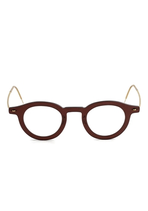 Lindberg round-frame glasses - Brown