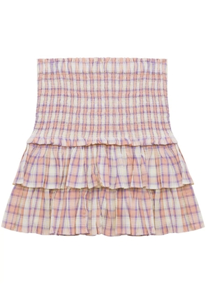 MARANT ÉTOILE Naomi tiered mini skirt - Pink