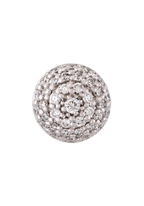 ALINKA 18kt white gold Black Caviar diamond stud earring - Metallic