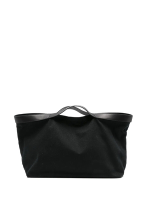 The Row Pre-Owned Kit leather-trim tote bag - Black