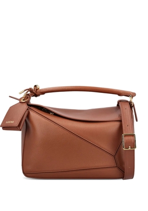 LOEWE small Featherlight Puzzle tote bag - Brown