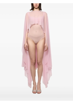 Atu Body Couture ruffled cape - Pink