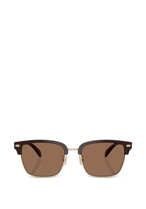 Coach Rivet Retro browline sunglasses - Brown