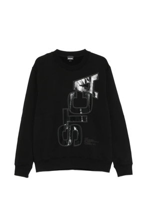Just Cavalli logo-motif sweatshirt - Black