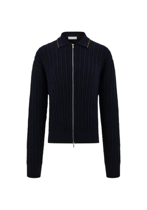 Ferragamo cotton and silk cardigan - Blue