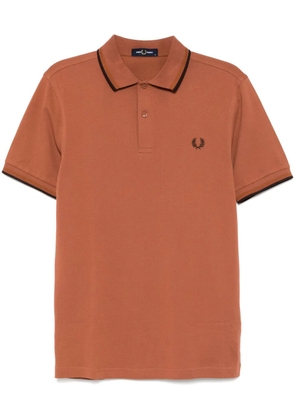 Fred Perry twin tipped polo shirt - Brown