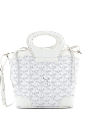 Goyard Pre-Owned Beluga Bag Coated Canvas Mini tote bag - White