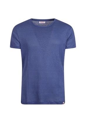 Orlebar Brown OB-T curved-hem T-shirt - Blue