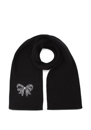 Kurt Geiger Belgravia bow-embellished scarf - Black