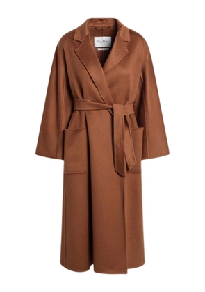 Max Mara belted patch-pocket coat - Brown