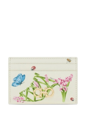 Ferragamo Gancini credit card holder - Neutrals