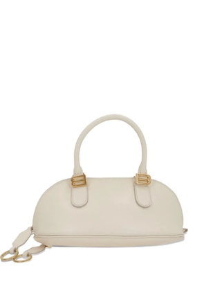 Balenciaga Bolero logo-plaque leather shoulder bag - Neutrals
