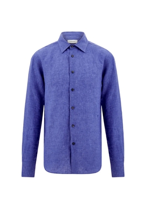 Ferragamo linen shirt - Blue