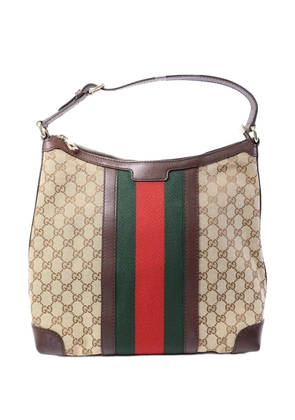 Gucci Pre-Owned GG Canvas Web shoulder bag - Neutrals