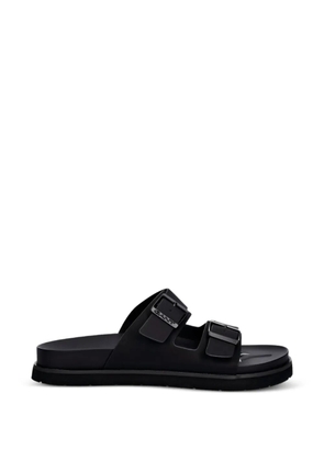 Gant buckle-fastening slides - Black