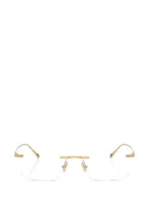 Coach rimless rectangle-frame glasses - Gold