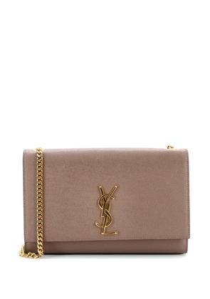 Saint Laurent Pre-Owned Classic Monogram Crossbody Bag Calfskin Medium shoulder bag - Neutrals