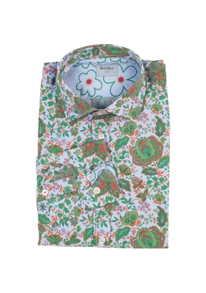 Koike Barcelona floral-print shirt - Blue