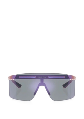Prada Linea Rossa shield-frame sunglasses - Purple