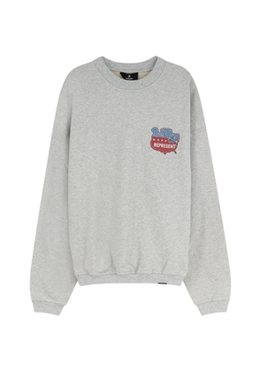 Represent graphic-print cotton sweatshirt - Grey