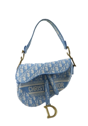 Christian Dior Pre-Owned Saddle Oblique shoulder bag - Blue