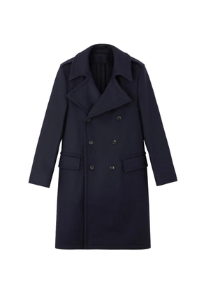Fortela Winston double-breasted wool coat - Blue