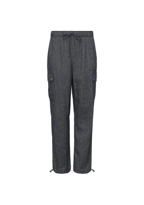 Cinq A Sept drawstring cargo pants - Blue