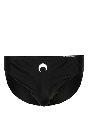 Marine Serre crescent moon-print swimming trunks - Black