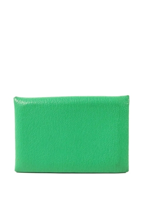 Hermès Pre-Owned 2022 Calvi card case - Green