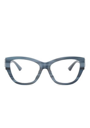Jimmy Choo Eyewear striped cat-eye frames - Blue