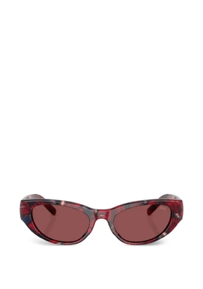 Diesel cat-eye frame sunglasses - Red