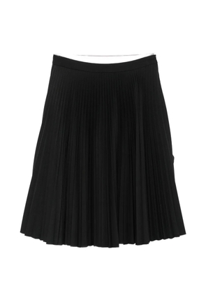 Julie Kegels Shirley pleated-design midi skirt - Black