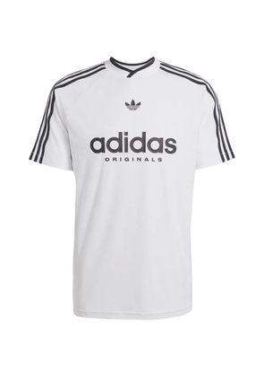 adidas Adicolor logo-print T-shirt - White