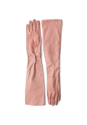 Prada leather gloves - Pink
