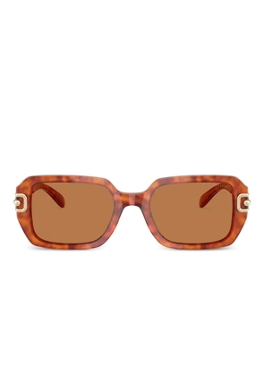 Coach rectangular-frame sunglasses - Red