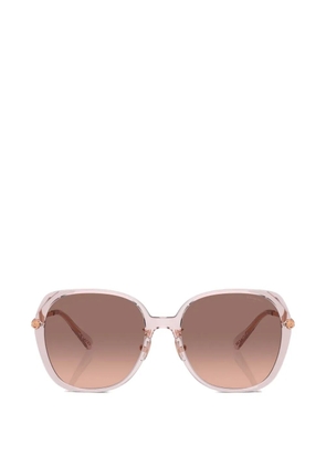 Coach gradient-lens oversized-frame sunglasses - Pink