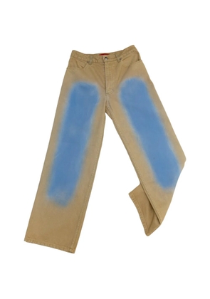 Eckhaus Latta spray-effect jeans - Neutrals