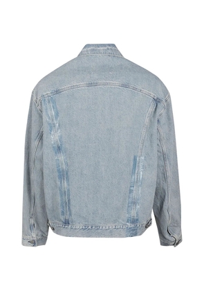 Maison Margiela tape-detail denim jacket - Blue