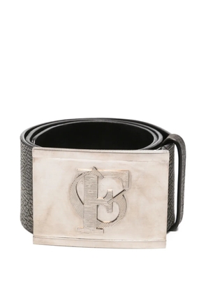 Gianfranco Ferré Pre-Owned 2000 logo-plaque belt - Black